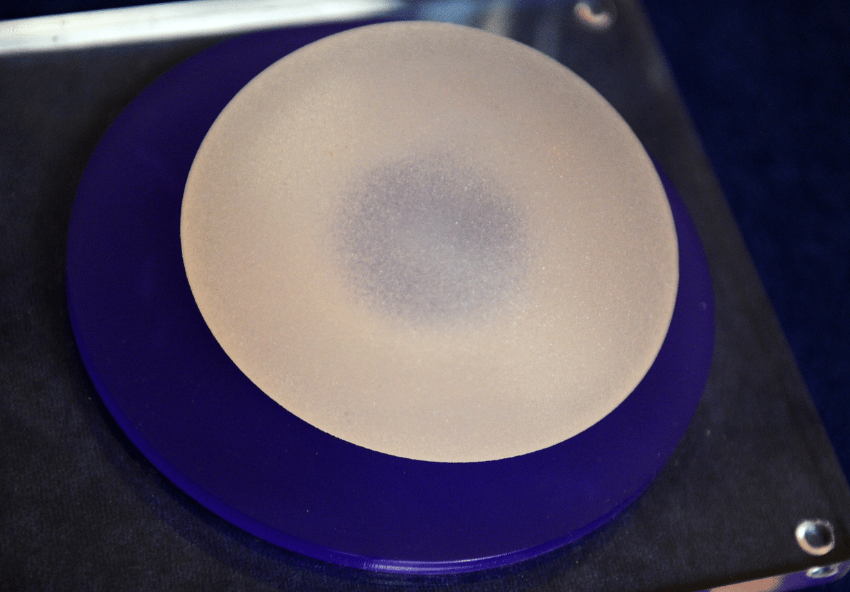 Textured breast implant